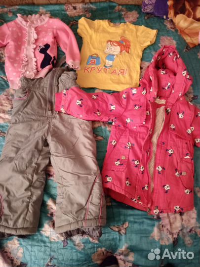 Детские вещи пакетом на девочку 98 104