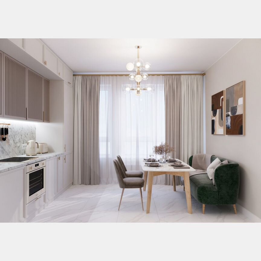 1-к. квартира, 41,7 м², 18/22 эт.