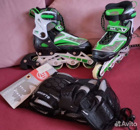 Роликовые коньки детские раздвижные