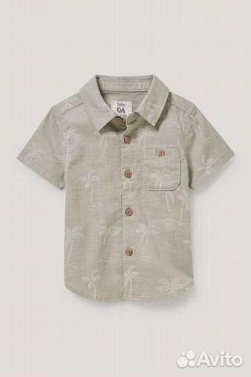 Рубашка лен на малыша