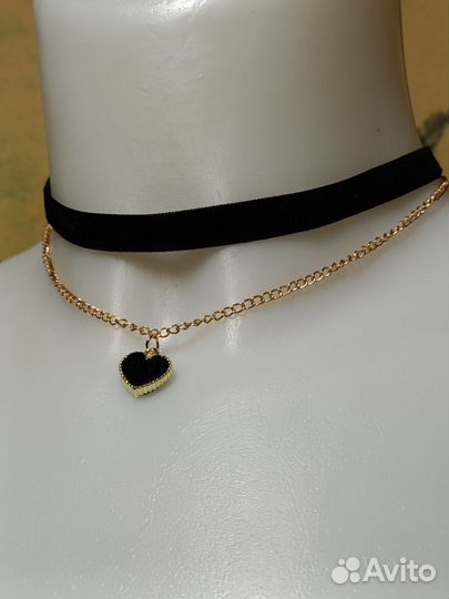 Чокер бархат