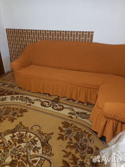 Современный чехол для углового дивана
