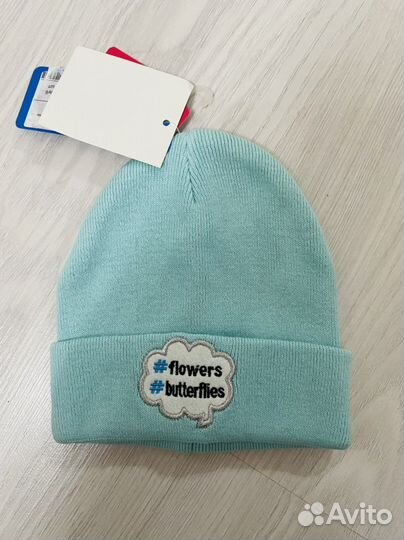 Шапки демисезон осень новые 50-52-54 для девочки