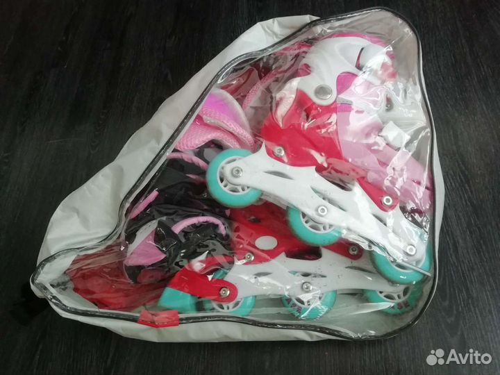Роликовые коньки детские раздвижные