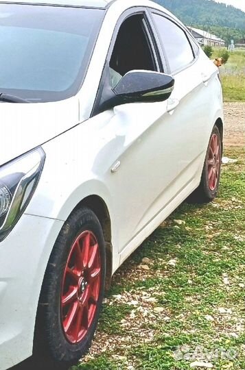 Литье диски r15 4x100 на hyundai solaris