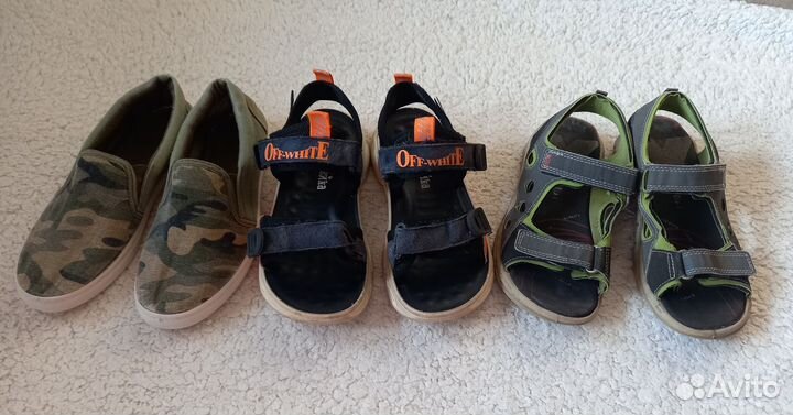 Сандали и кеды на мальчика 34р