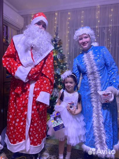 Костюм деда мороза и снегурочки