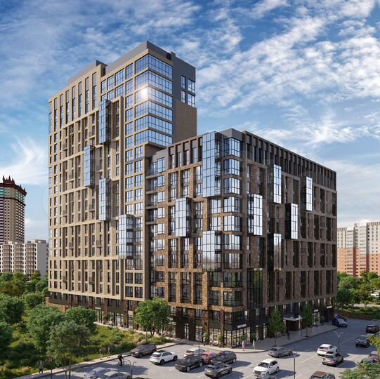 3-к. квартира, 94,7 м², 7/19 эт.