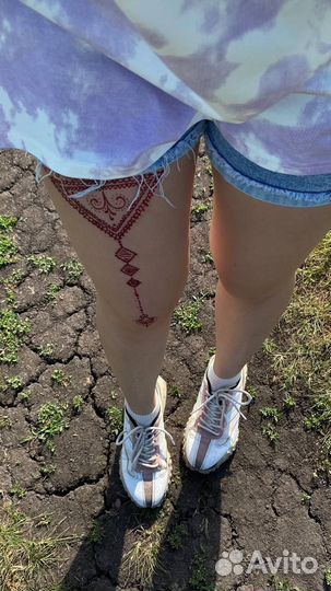 Временные рисунки хной