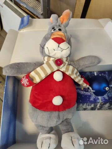 Мягкая игрушка заяц