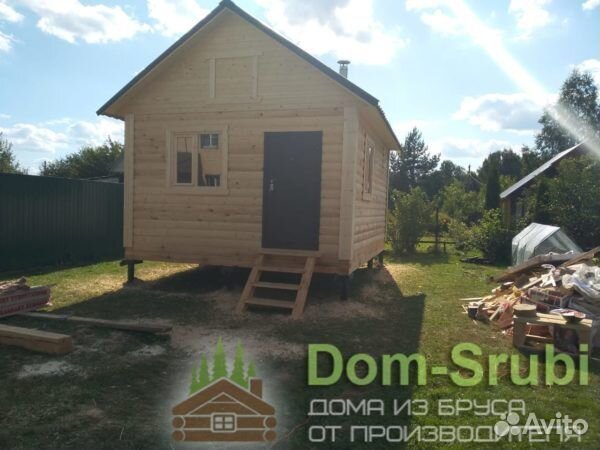 Грязовец. Хорошая надёжная Баня из бруса Б-4 (4х5)