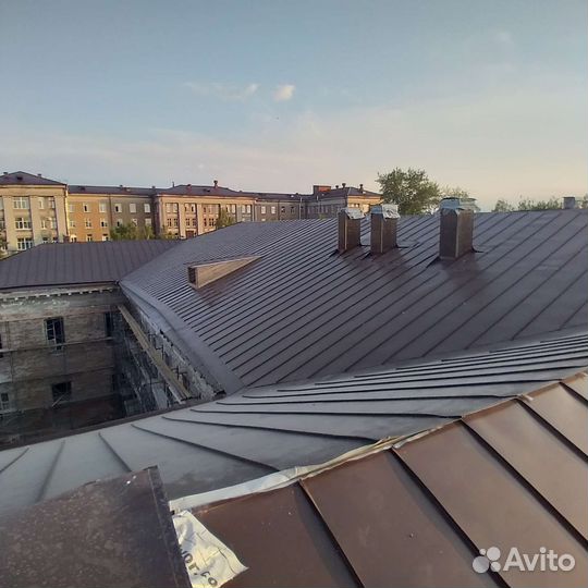 Кровля Фальцевая кровельные работы