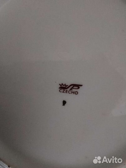 Винтажная фарфоровая тарелка, кувшин за 1500