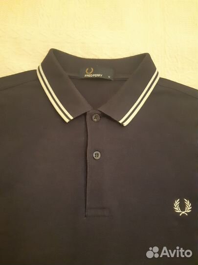 Fred Perry поло с длинным рукавом оригинал