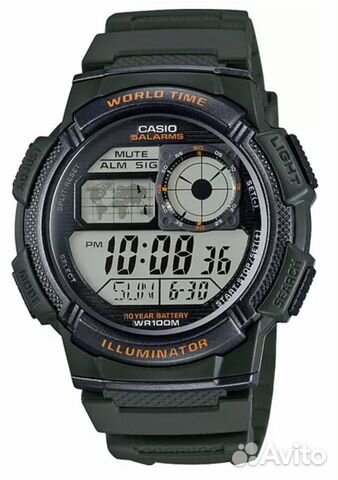 Наручные часы Casio AE-1000W-3A, MTP-VD01D-2B
