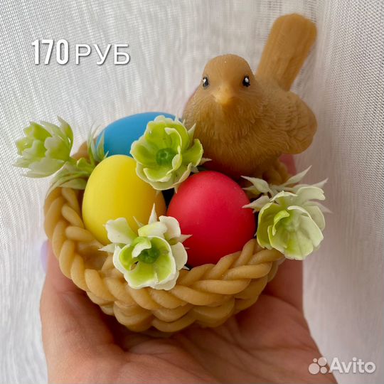 Подарок из мыла на пасху