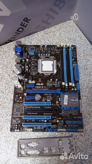 Материнская плата S1155 asus P8B75-V B75 4*DDR3 PC