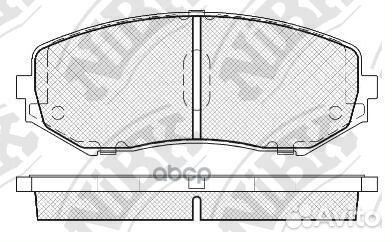 PN9802-nibk колодки дисковые п Suzuki Grand Vi