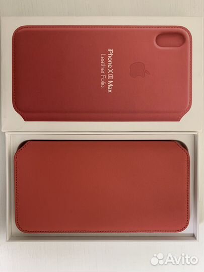 Apple Leather Folio Case для iPhone XS Max