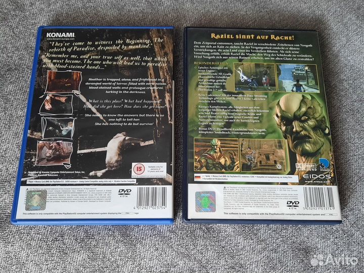 Игры PlayStation 2 Soul Reaver 2 Silent Hill 3