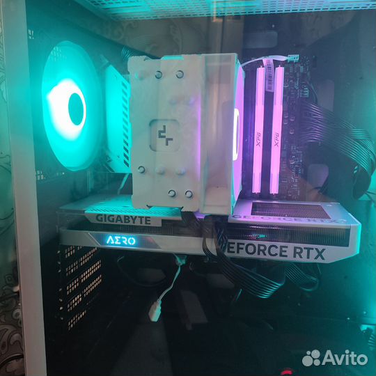 Хороший игровой пк RTX4060 aero с монитором