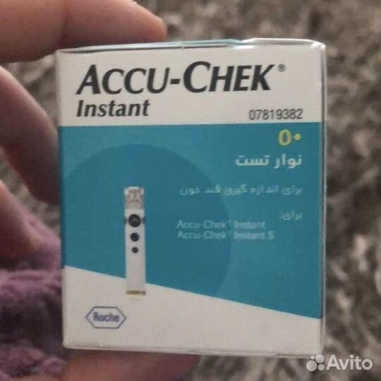 Тест полоски accu chek instant
