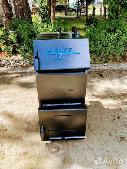 Твердотопливный котел с топкой 80 л