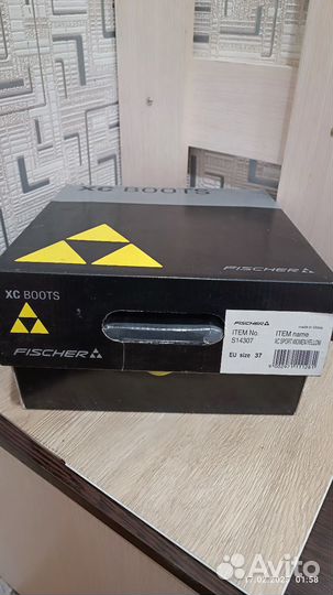 Лыжные ботинки Fisher*размер 37