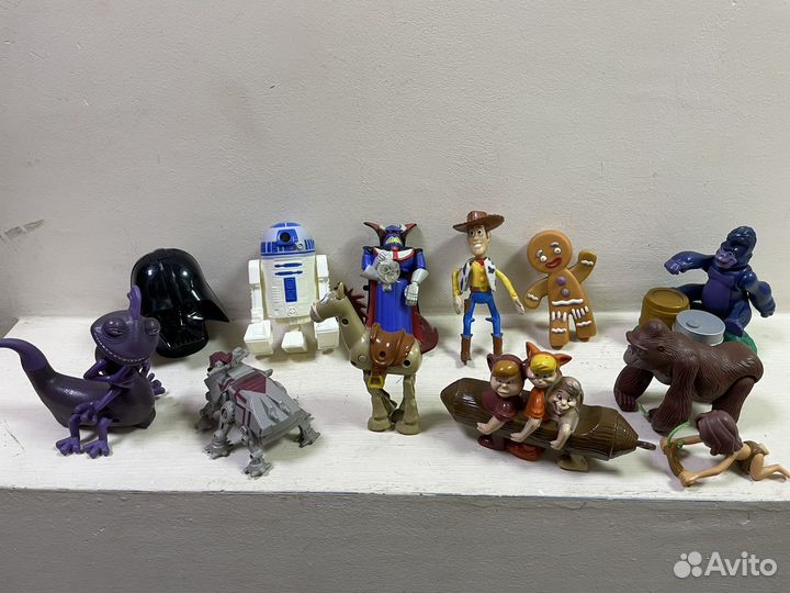 Кунг фу панда игрушки макдональдс разные