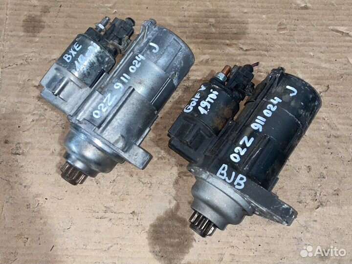 Стартер 02Z911024J 1.9tdi VW, Skoda, Seat, Audi