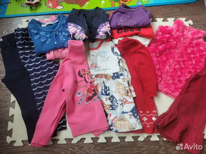 Вещи пакетом на девочку 80-86
