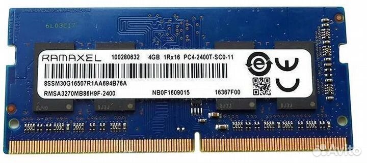 Ramaxel ddr4 4gb so-dimm rmsa3270MB86H9F-2400
