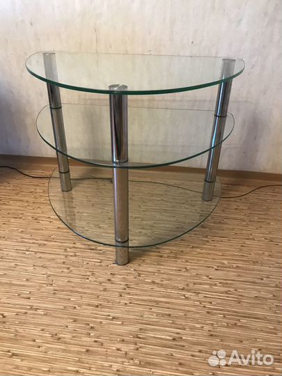 Стеклянная тумба