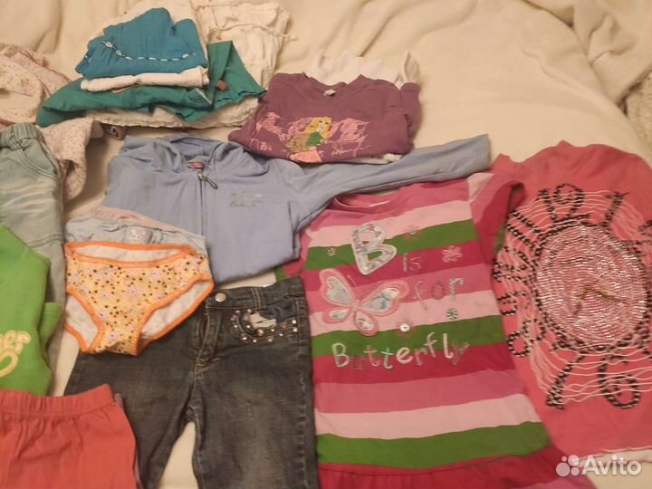 Одежда пакетом на девочку 110 116