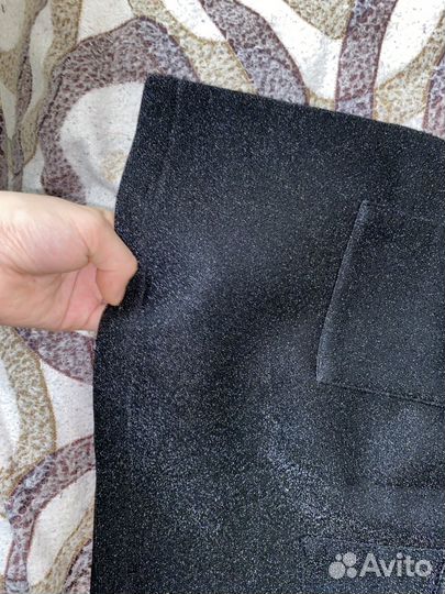 Юбка блестящая мини