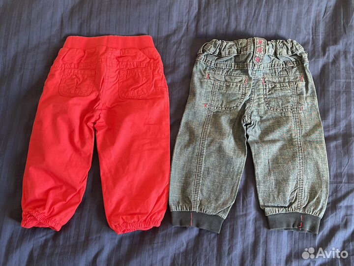 Брючки для девочки 80 размер