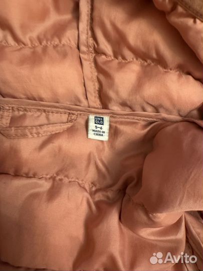 Uniqlo пуховик для девочки