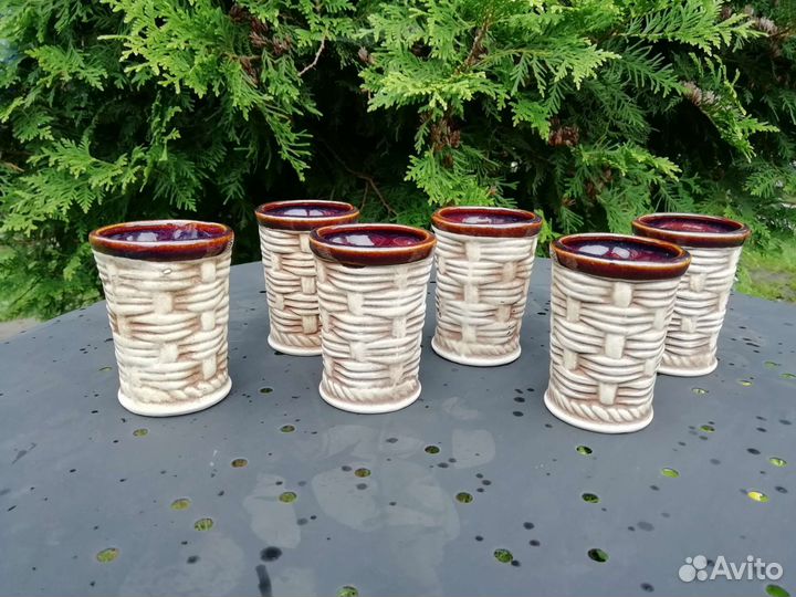 Хрустальные чажки, кружки