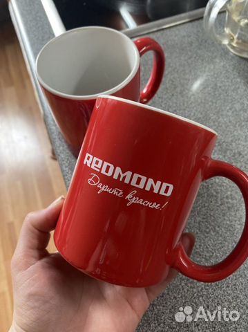 Кружка Redmond красная 2 шт