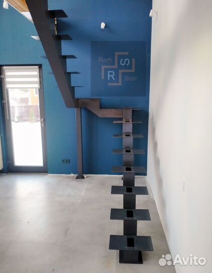 Лестница из металла на заказ