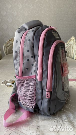 Рюкзак школьный grizzly +мешок