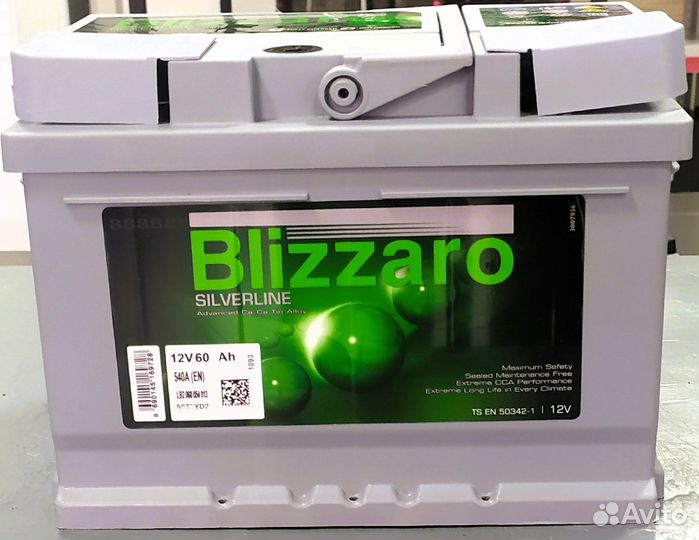 Aккумулятор Blizzaro 60- 225Ah