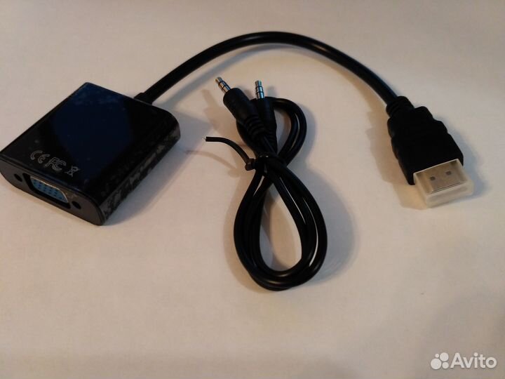 Переходник hdmi - VGA с аудио разъемом