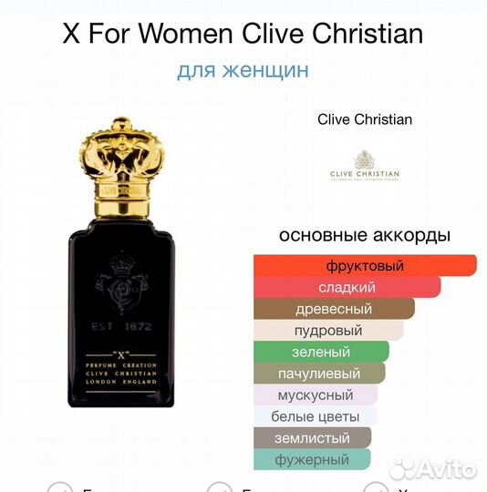 X For Women Clive Christian 50 мл