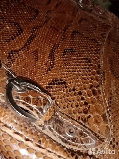 Сумка натуральная кожа змеи