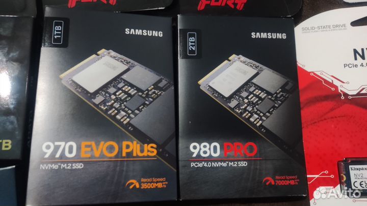 Ssd m2 nvme Adata legend,Samsung 980 Pro,Kingston