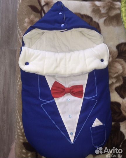 Конверт на выписку для мальчика осень