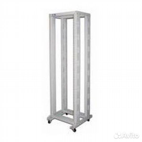 Стойка двухрамная Lanmaster TWT-rack2-42U-6X10 42U 600ммX1000мм серый