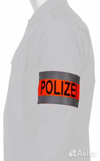 Recognition armband police signal color with refle