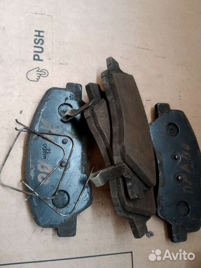 Тормозные колодки на kia rio 4, хендай солярис